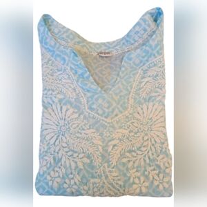 8 hr - New Year's Sale - Palm Beach - C. Orrico Swim - Blue Cover-up - Small